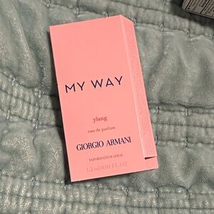 4/$15 Giorgio Armani My Way Ylang sample